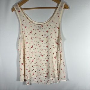 Mudd Floral Tank Top‎ Size Large